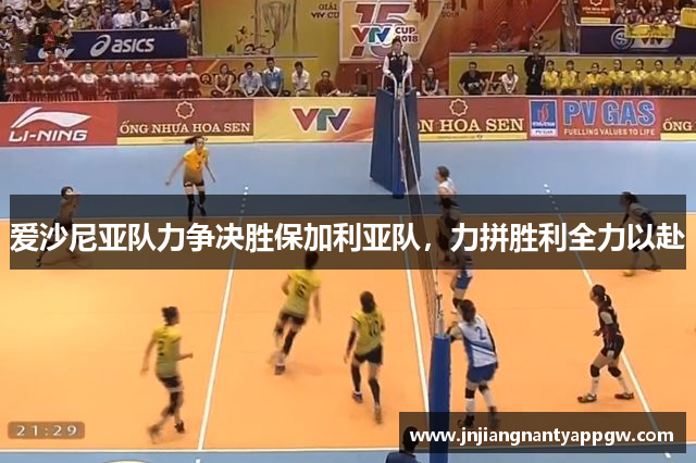 爱沙尼亚队力争决胜保加利亚队，力拼胜利全力以赴
