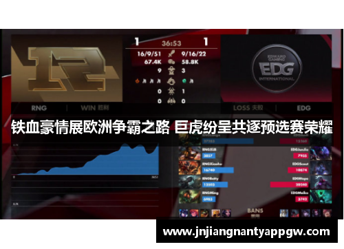 铁血豪情展欧洲争霸之路 巨虎纷呈共逐预选赛荣耀